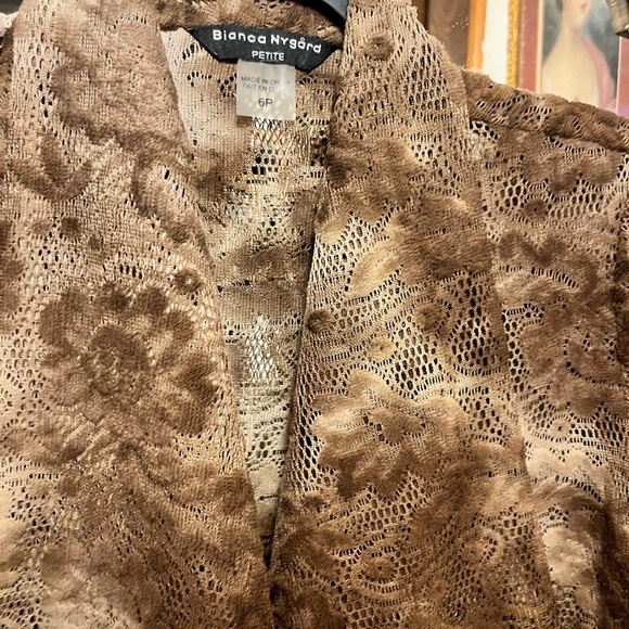 Cardigan  in lace, nice ombré color . - Picture 6 of 8